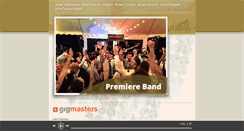 Desktop Screenshot of premiereband.com